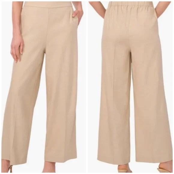 Halogen Wide Leg Linen Pants (Size Small) NWT - Picture 1 of 14